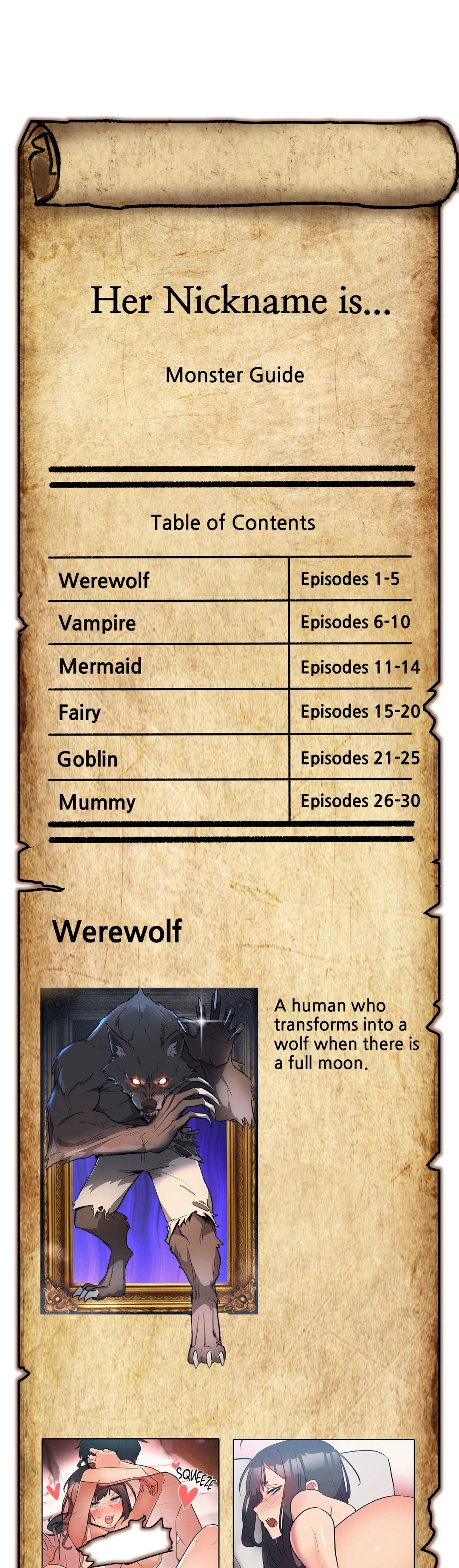 Her Nickname is… Chapter 30.5 - Monster Guide image 0