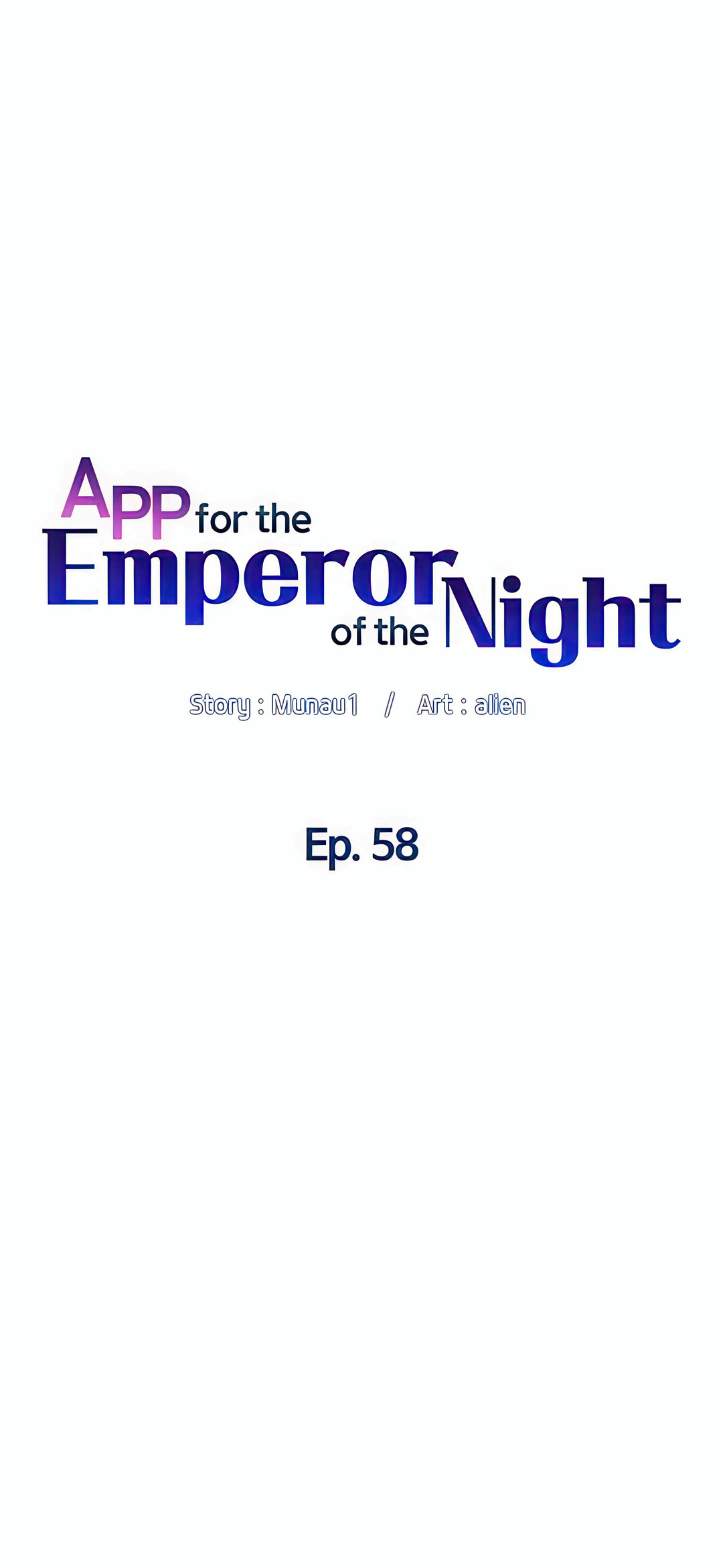 APP for the Emperor of the Night Chapter 58 image 3