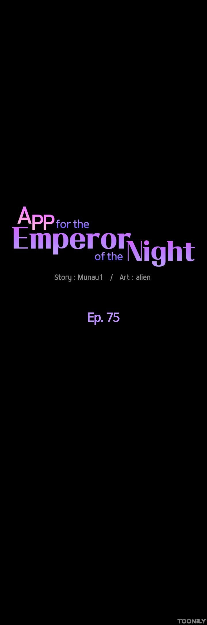 APP for the Emperor of the Night Chapter 75 image 3