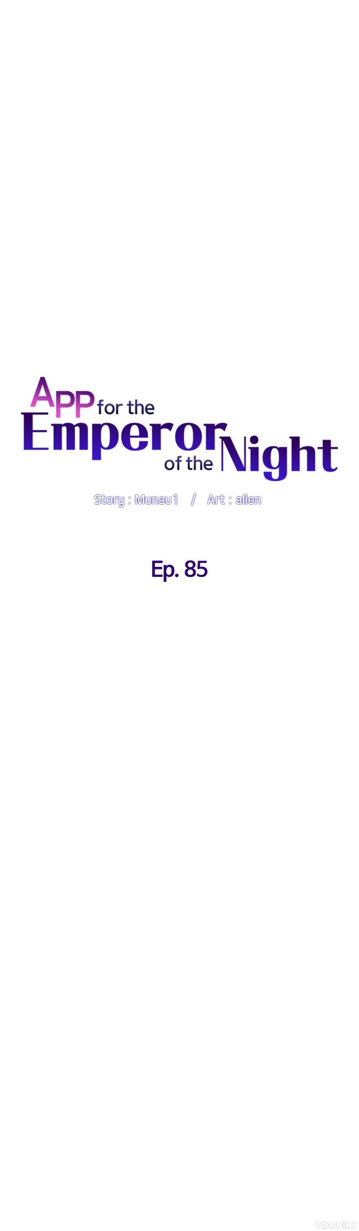 APP for the Emperor of the Night Chapter 85 image 3