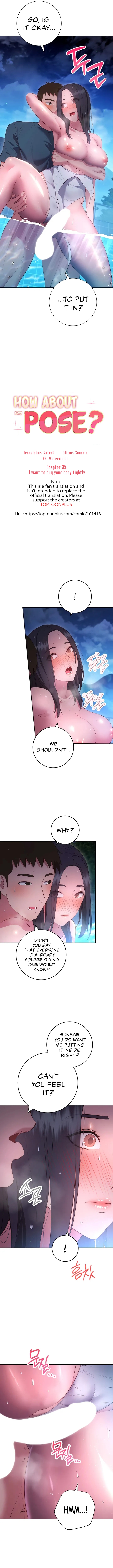 How About This Pose? Chapter 35 - I want to hug your body tightly image 1