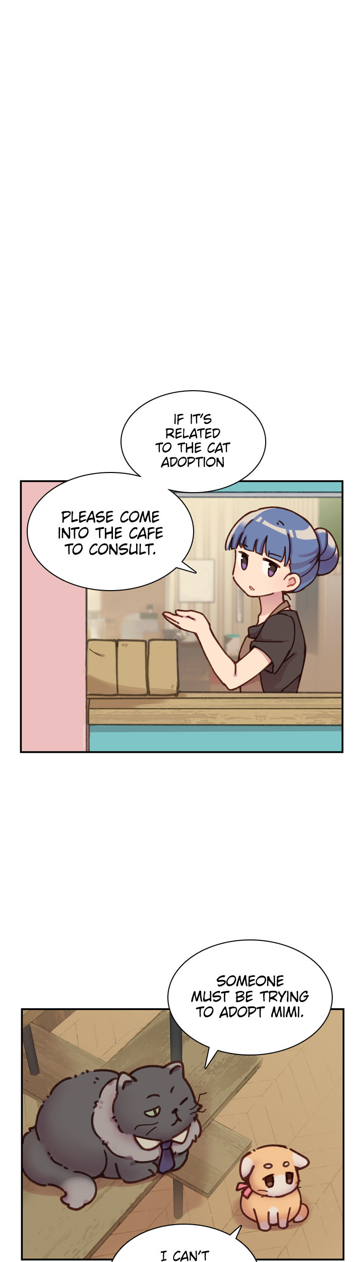 INVITED TO THE CAT CAFÉ Chapter 25 image 0