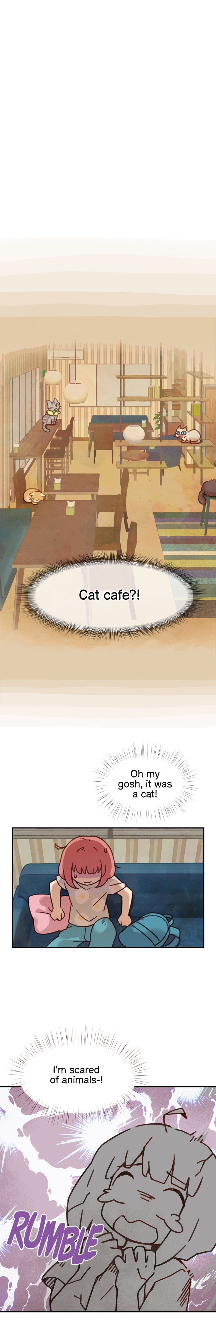 INVITED TO THE CAT CAFÉ Chapter 3 image 0