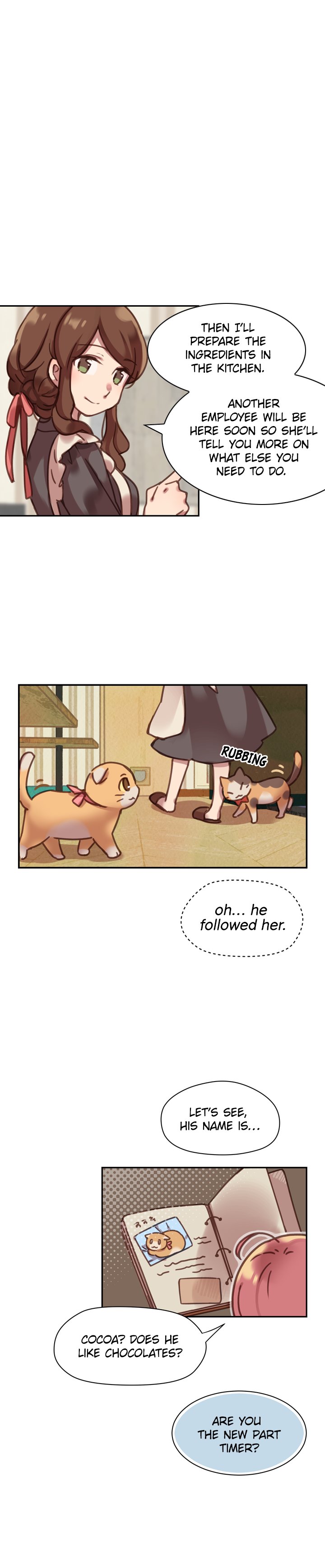 INVITED TO THE CAT CAFÉ Chapter 4 image 0