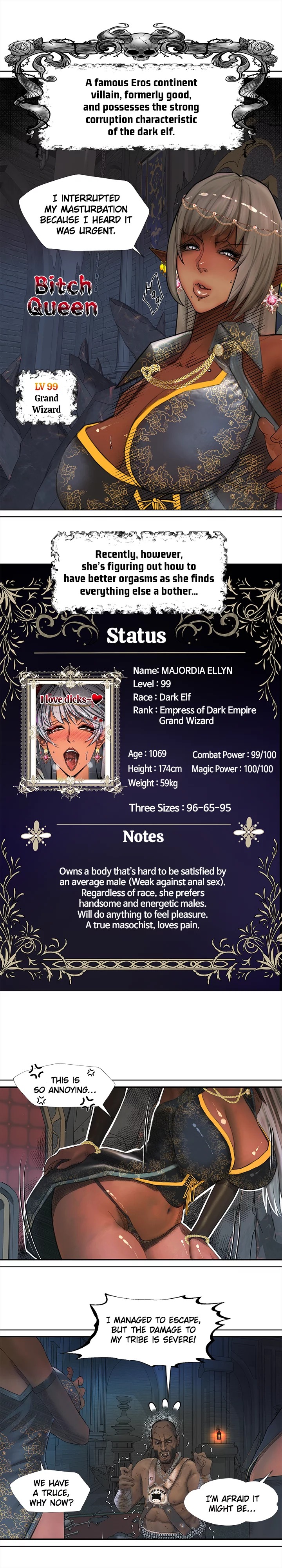 The Dark Elf Queen and the Slave Orc Chapter 1 image 2