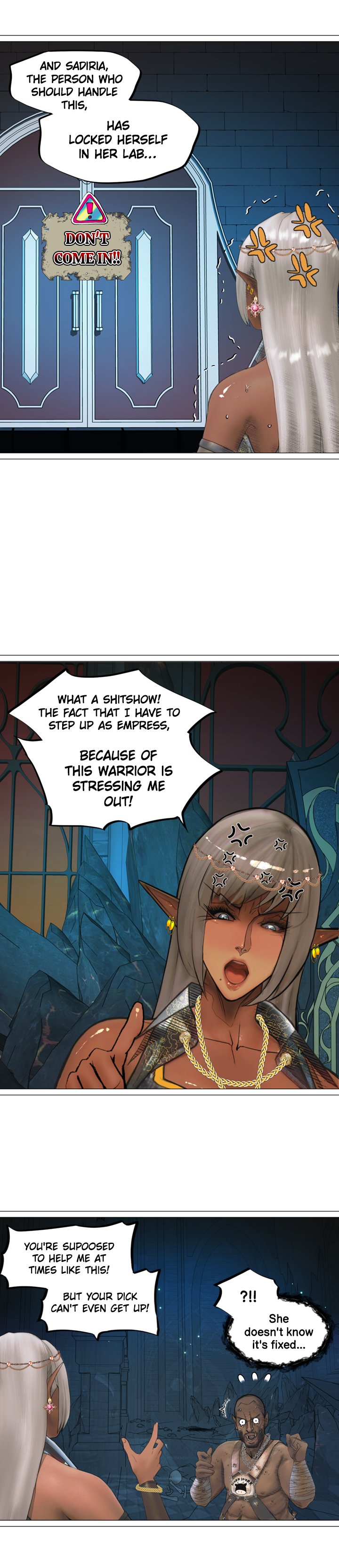 The Dark Elf Queen and the Slave Orc Chapter 10 image 9