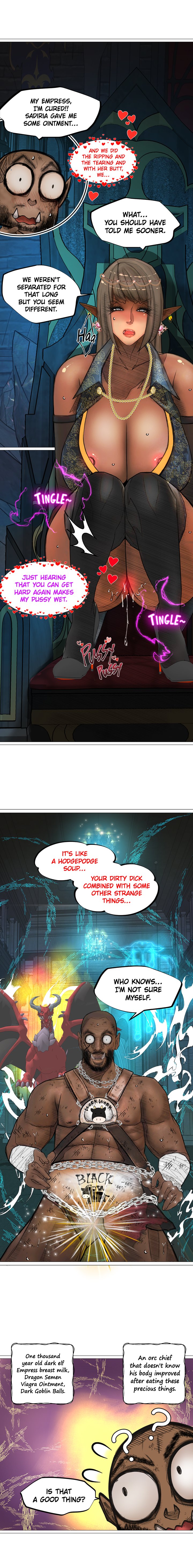 The Dark Elf Queen and the Slave Orc Chapter 10 image 10