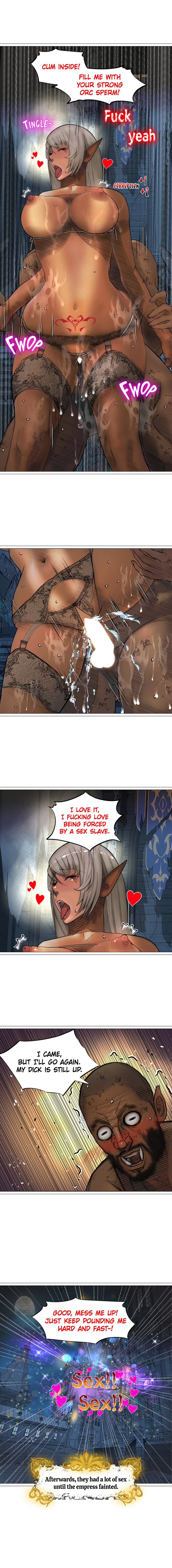 The Dark Elf Queen and the Slave Orc Chapter 14 image 12