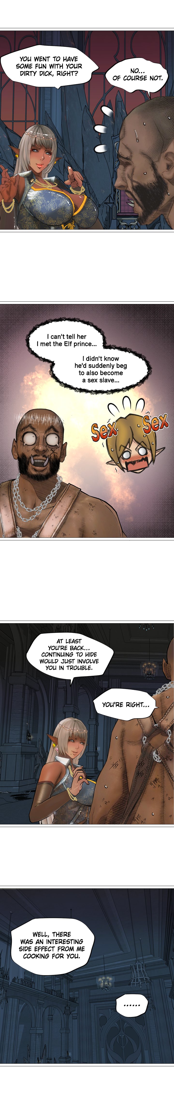 The Dark Elf Queen and the Slave Orc Chapter 14 image 4