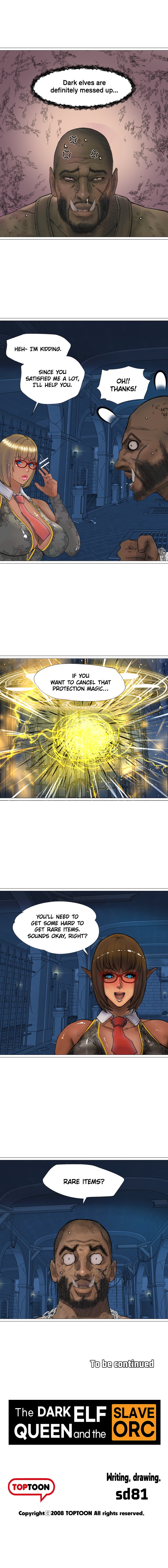 The Dark Elf Queen and the Slave Orc Chapter 16 image 16
