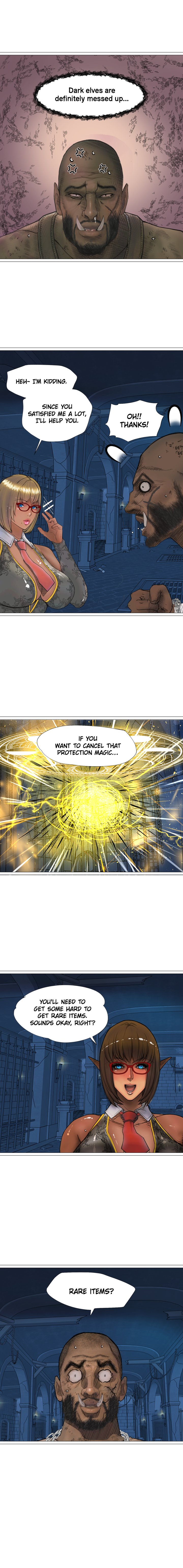 The Dark Elf Queen and the Slave Orc Chapter 17 image 1