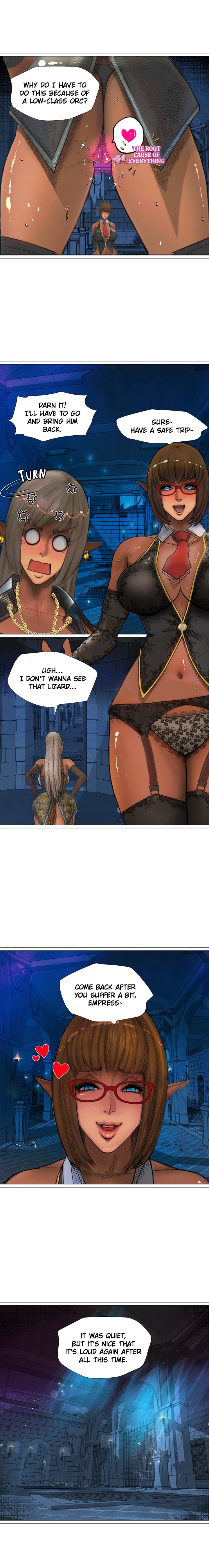 The Dark Elf Queen and the Slave Orc Chapter 18 image 16
