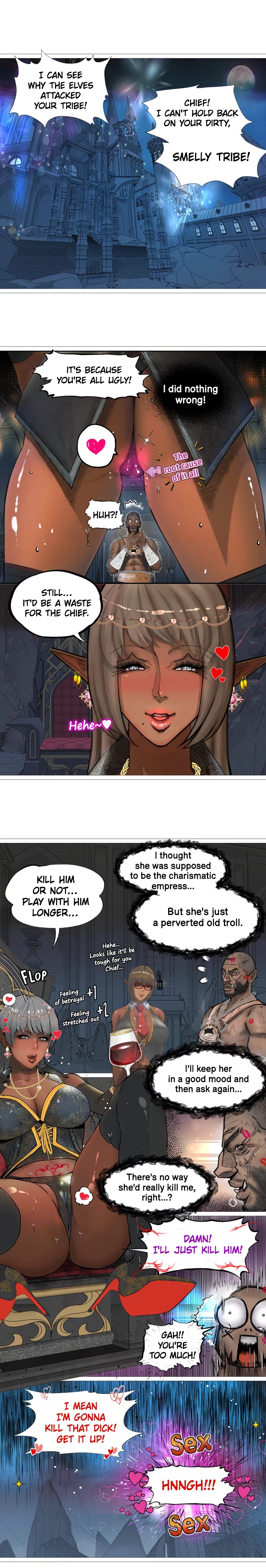 The Dark Elf Queen and the Slave Orc Chapter 2 image 9