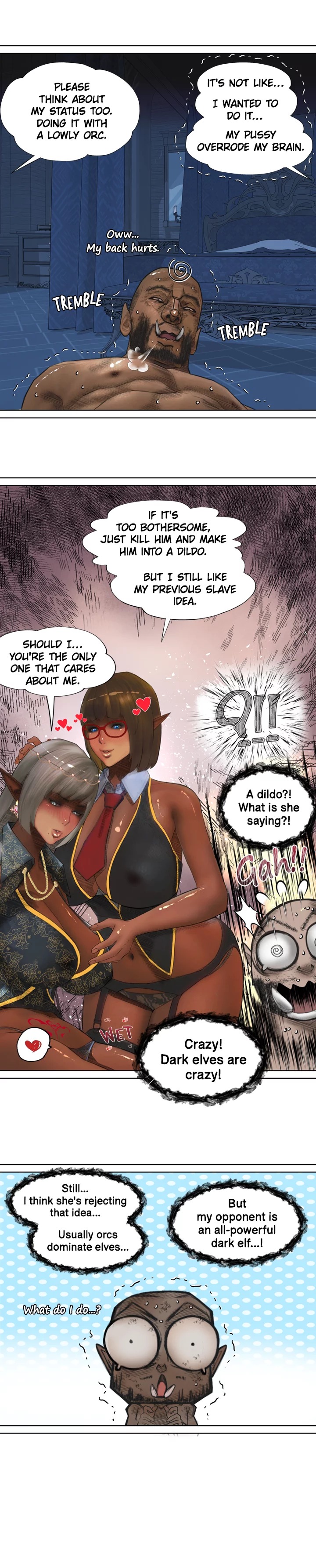 The Dark Elf Queen and the Slave Orc Chapter 2 image 7