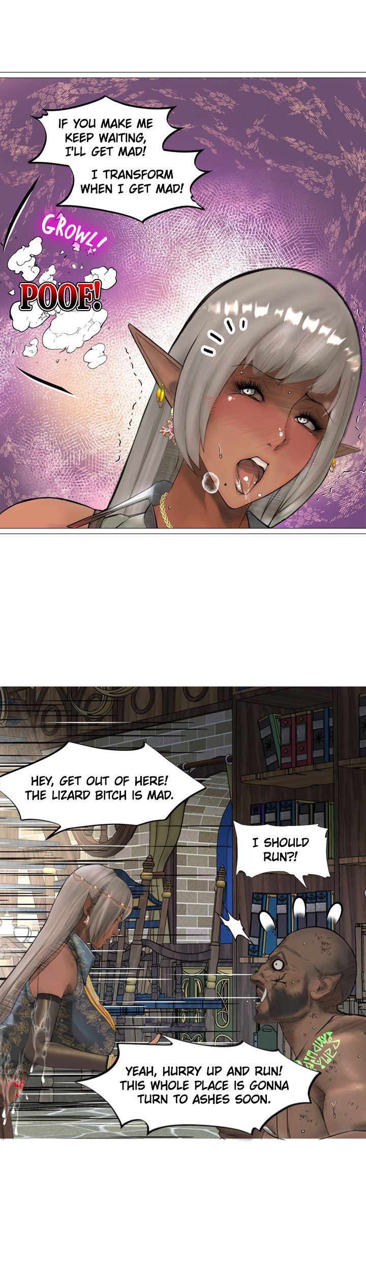 The Dark Elf Queen and the Slave Orc Chapter 20 image 28