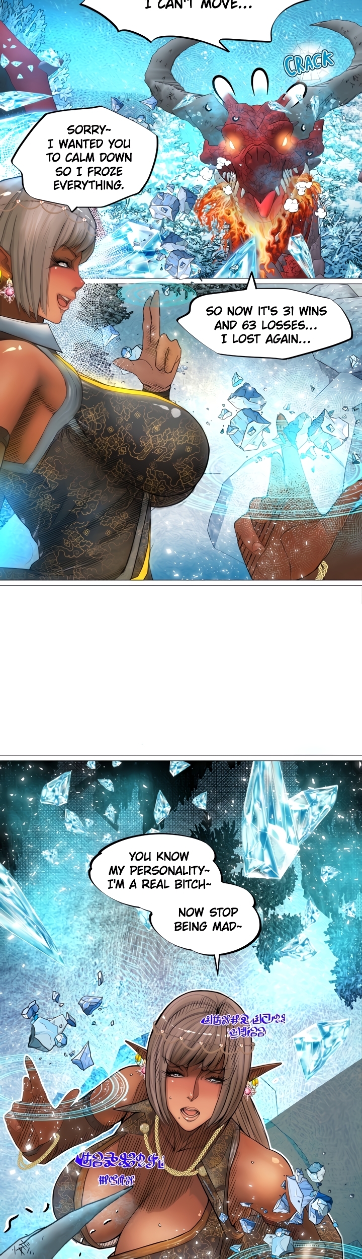 The Dark Elf Queen and the Slave Orc Chapter 22 image 9