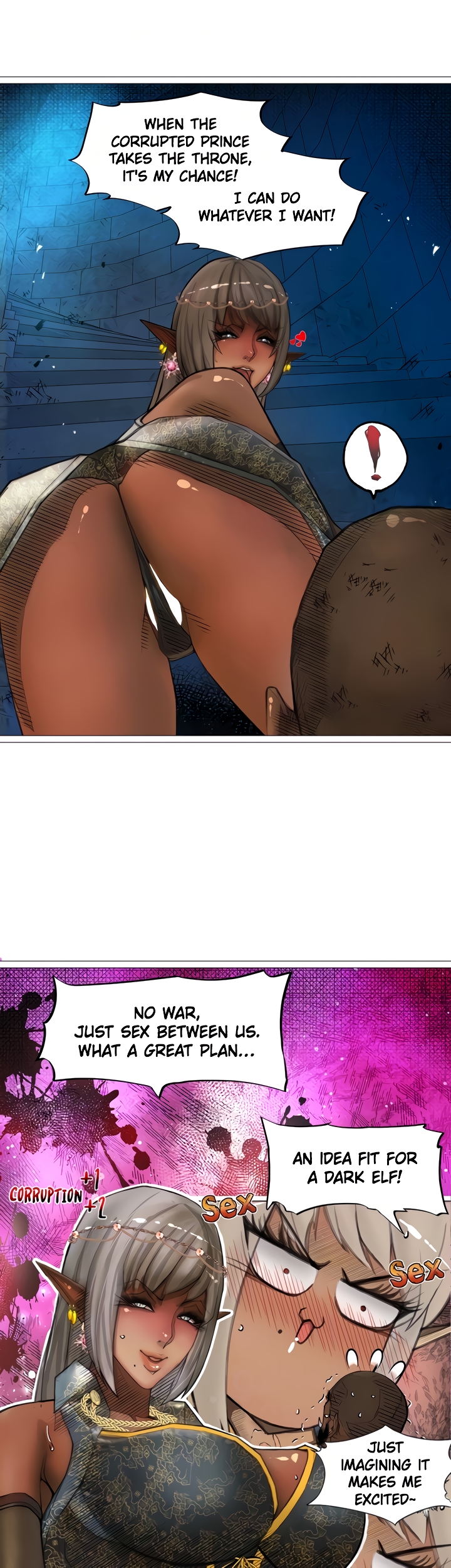 The Dark Elf Queen and the Slave Orc Chapter 25 image 12