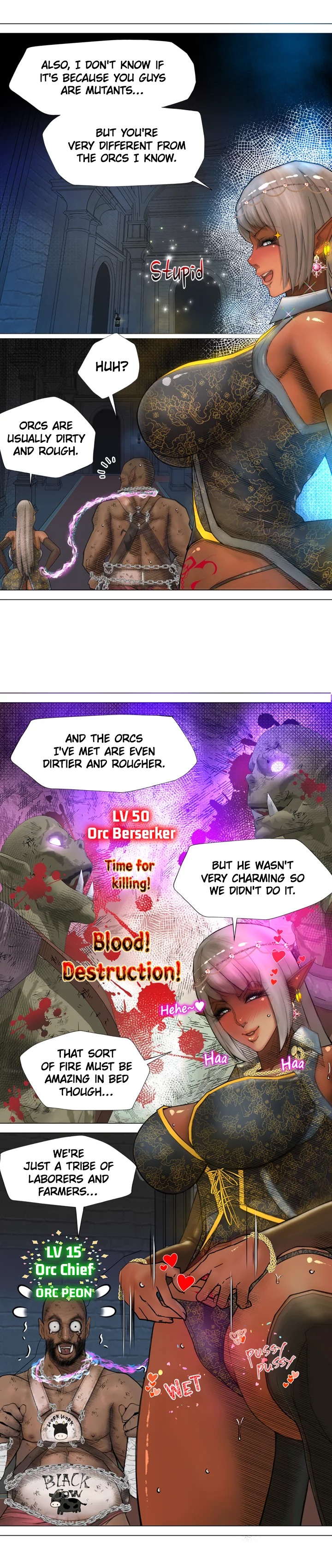 The Dark Elf Queen and the Slave Orc Chapter 4 image 13