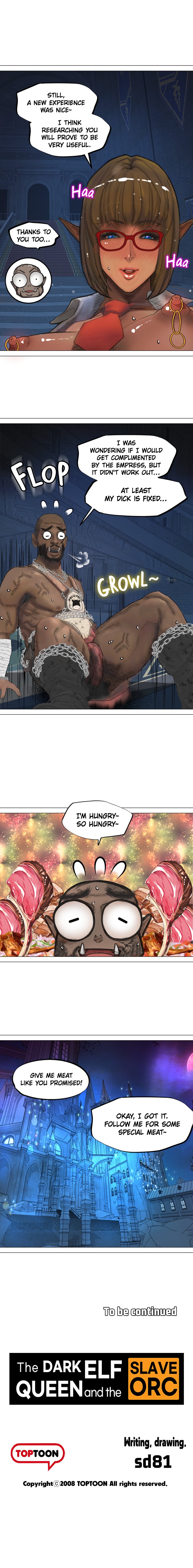The Dark Elf Queen and the Slave Orc Chapter 8 image 14