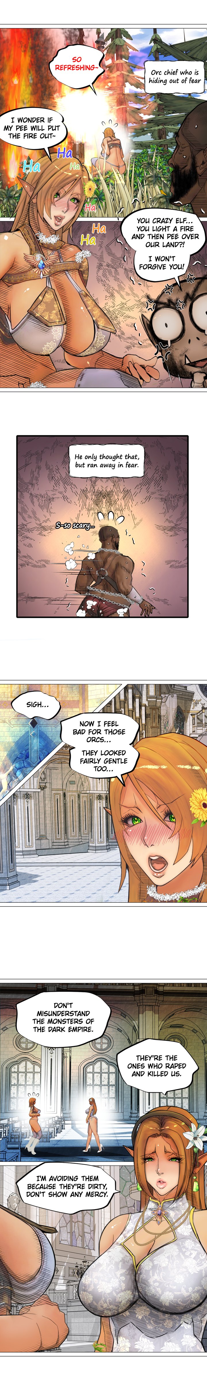 The Dark Elf Queen and the Slave Orc Chapter 9 image 10