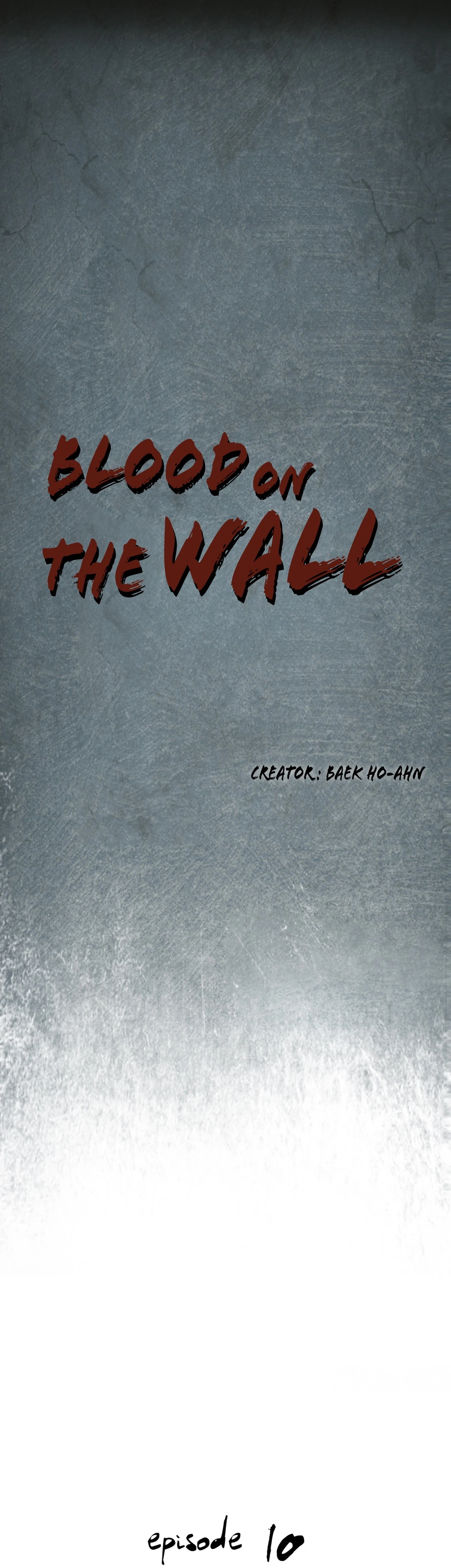 Blood on the wall Chapter 10 image 0
