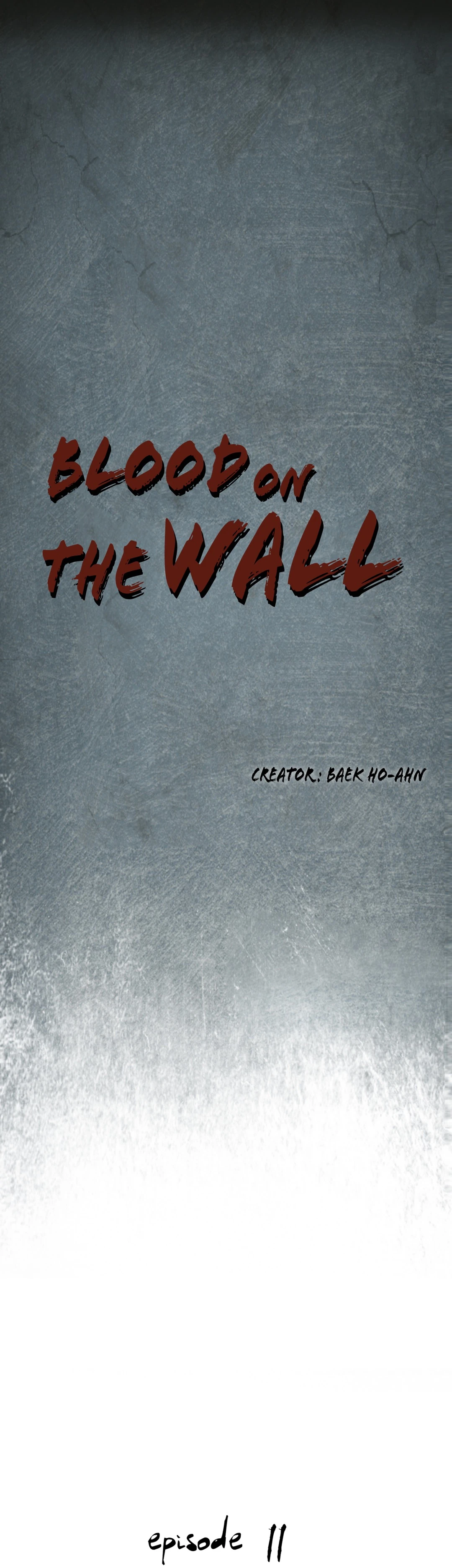 Blood on the wall Chapter 11 image 0