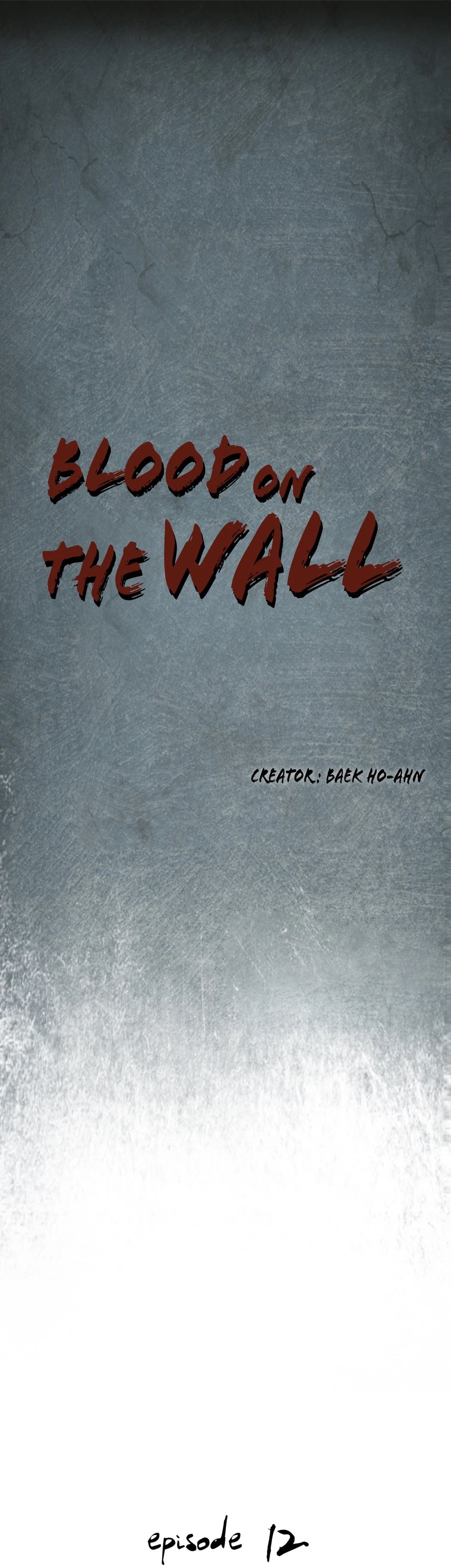 Blood on the wall Chapter 12 image 0