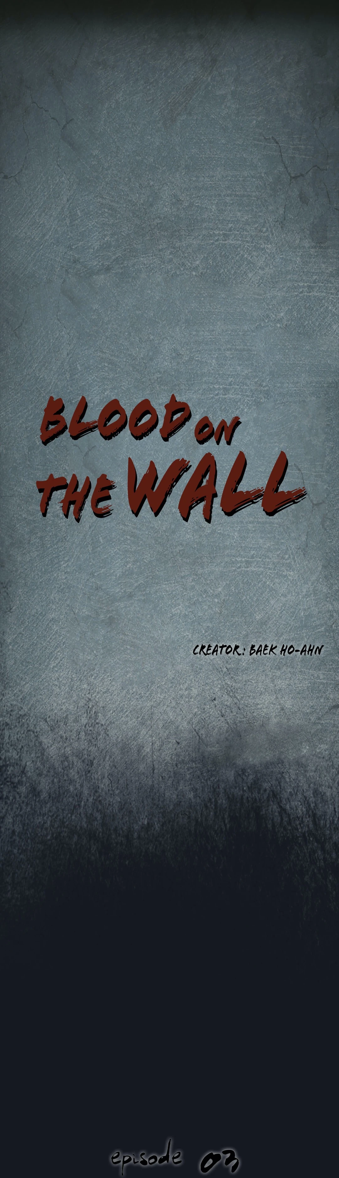 Blood on the wall Chapter 3 image 0
