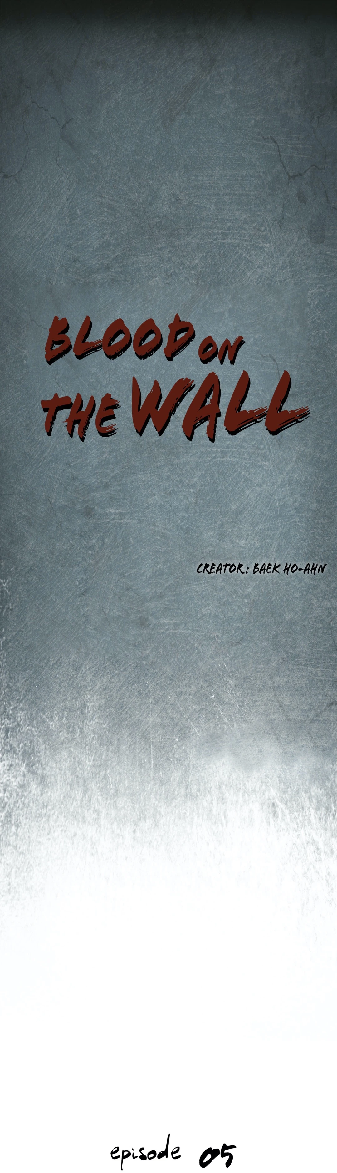 Blood on the wall Chapter 5 image 0