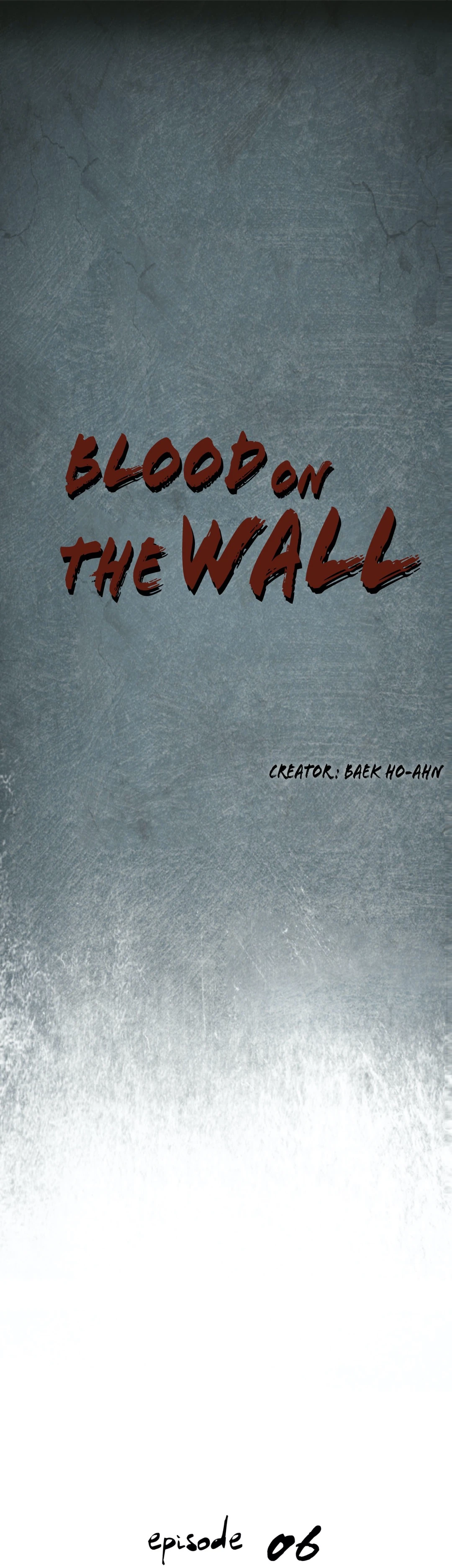 Blood on the wall Chapter 6 image 0