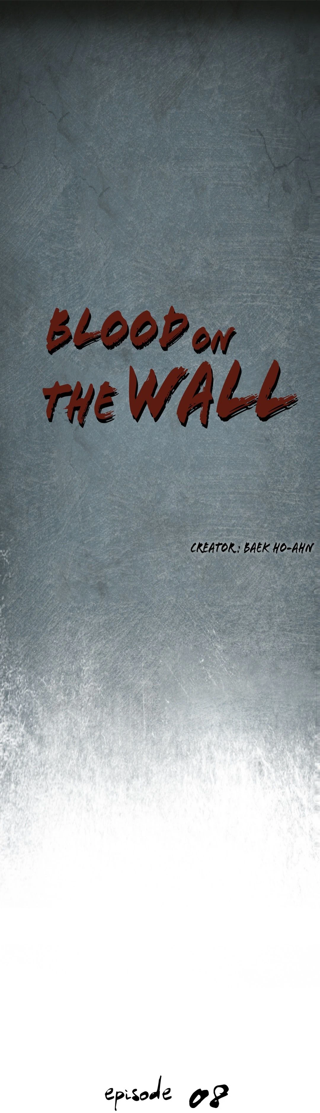 Blood on the wall Chapter 8 image 0