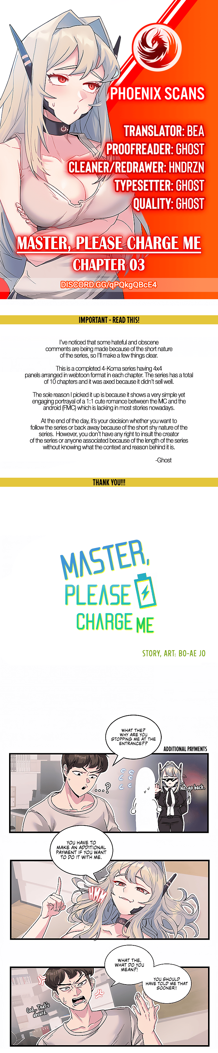 Master, Please Charge Me Chapter 3 image 0