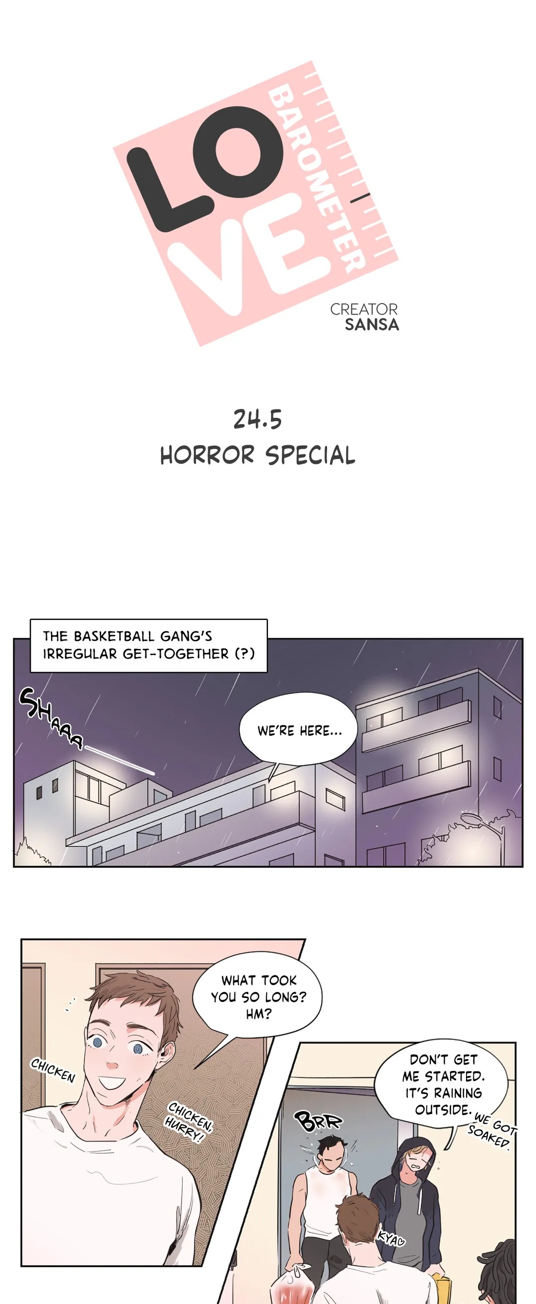 Love Barometer Chapter 24.5 - Horror Special image 0