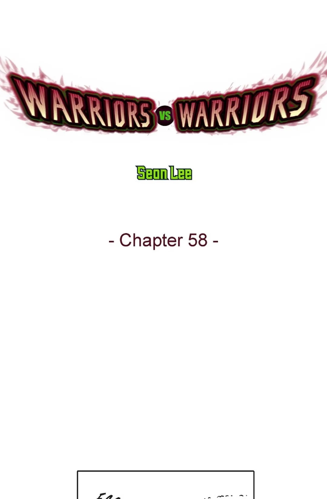 Warriors vs. Warriors Chapter 58 image 0