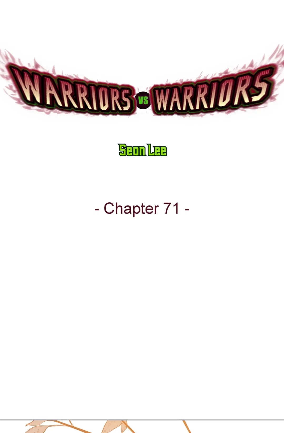 Warriors vs. Warriors Chapter 71 image 0