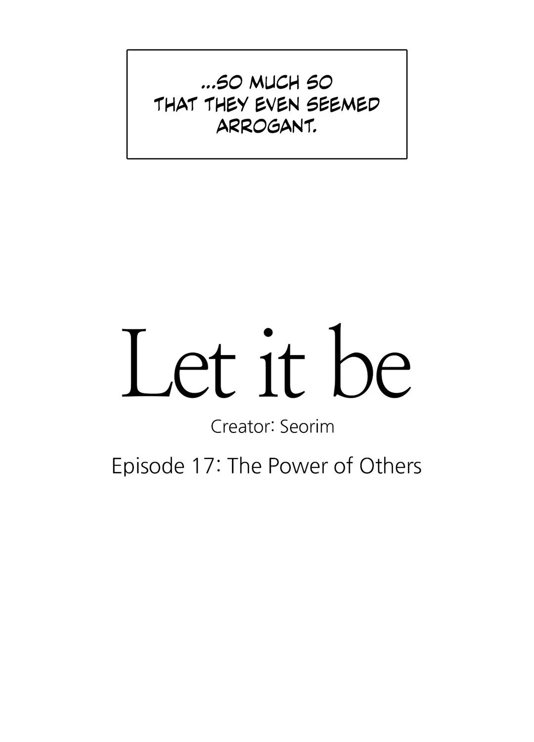 Let it be Chapter 17 image 5
